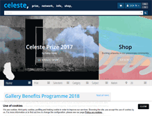 Tablet Screenshot of celesteprize.com